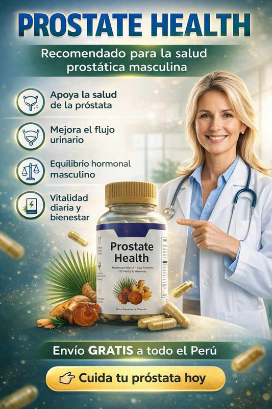 🌿 Cuida tu PRÓSTATA hoy y evita problemas mañana