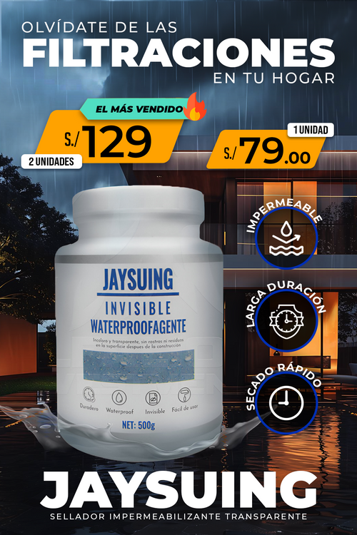 JAYSUING™ – Sella, protege y olvida la humedad
